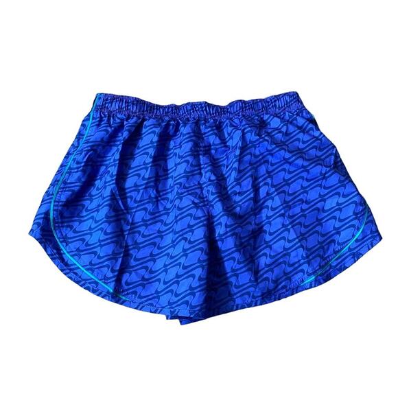 Nike Dri-Fit Running Shorts Lined Blue Drawstring Women's L 3" - Picture 2 of 5